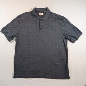 Hudson River Heritage Classics Men’s Black Polo Shirt-Size Large